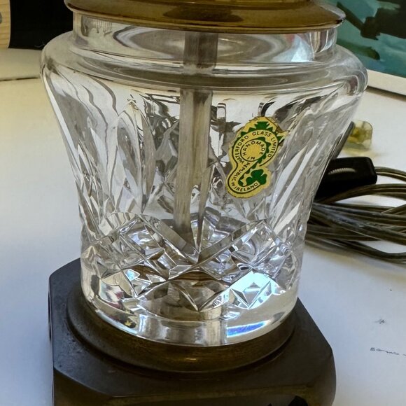 Beautiful WATERFORD Crystal Lamp and Lamp Shade! - Picture 6 of 6